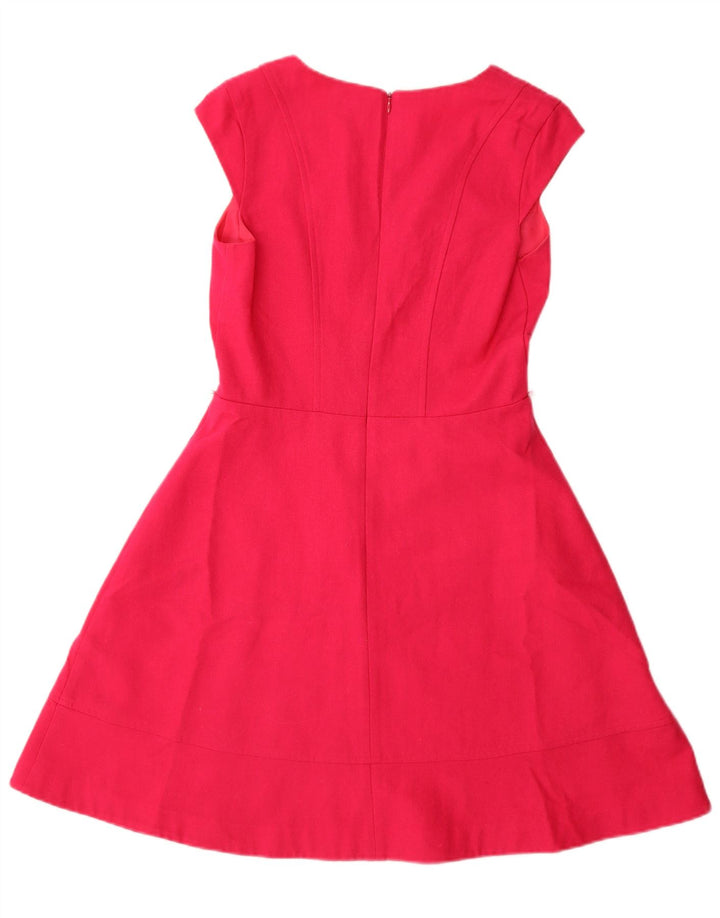 Oasis Robe trapèze pour femme UK 10 Petite laine rose