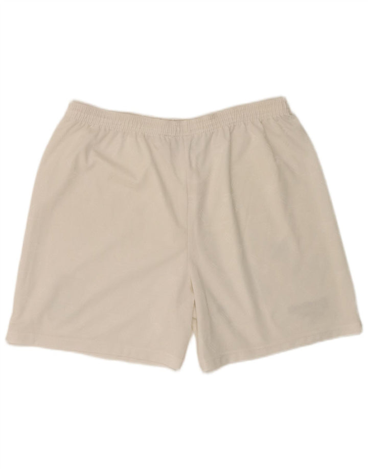 Reebok Short de sport homme grand blanc polyester