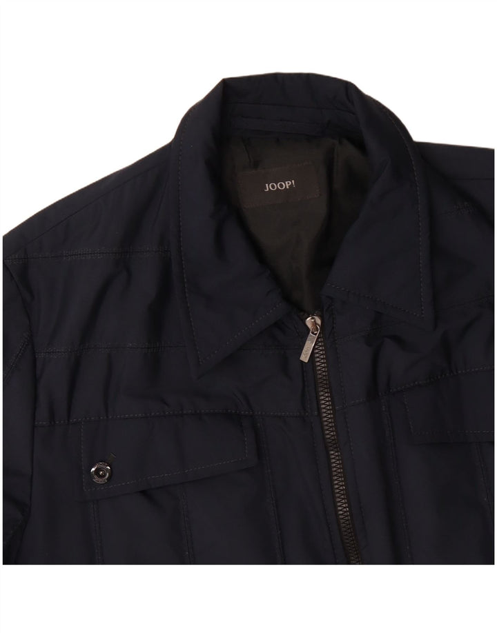 Joop Veste Bomber Homme UK 40 Large Bleu Marine Polyester