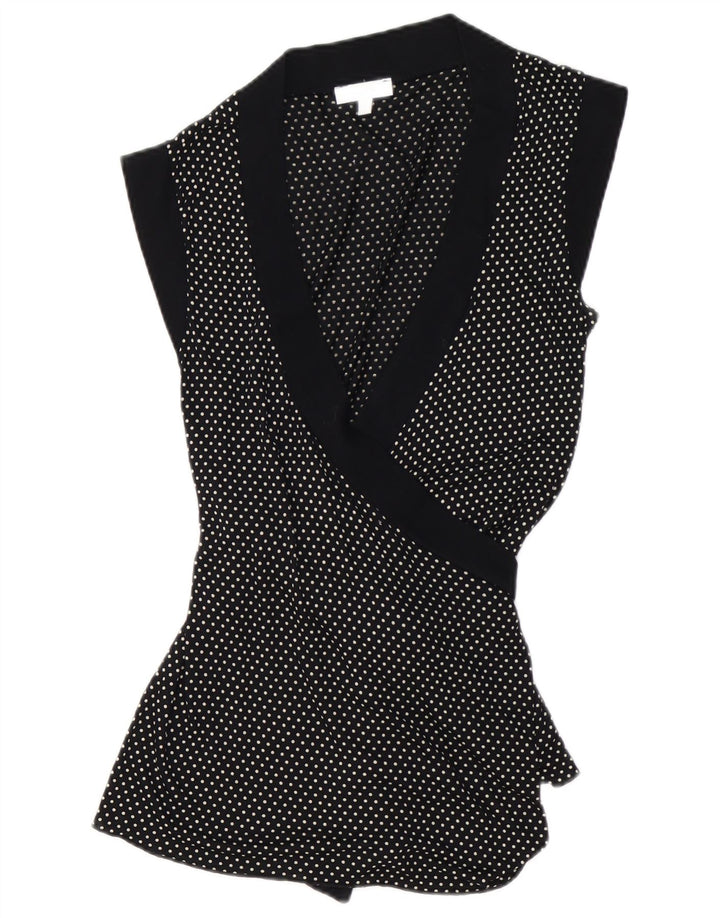 KOOKAI Cardigan sans manches pour femme US 3 Petits pois noirs