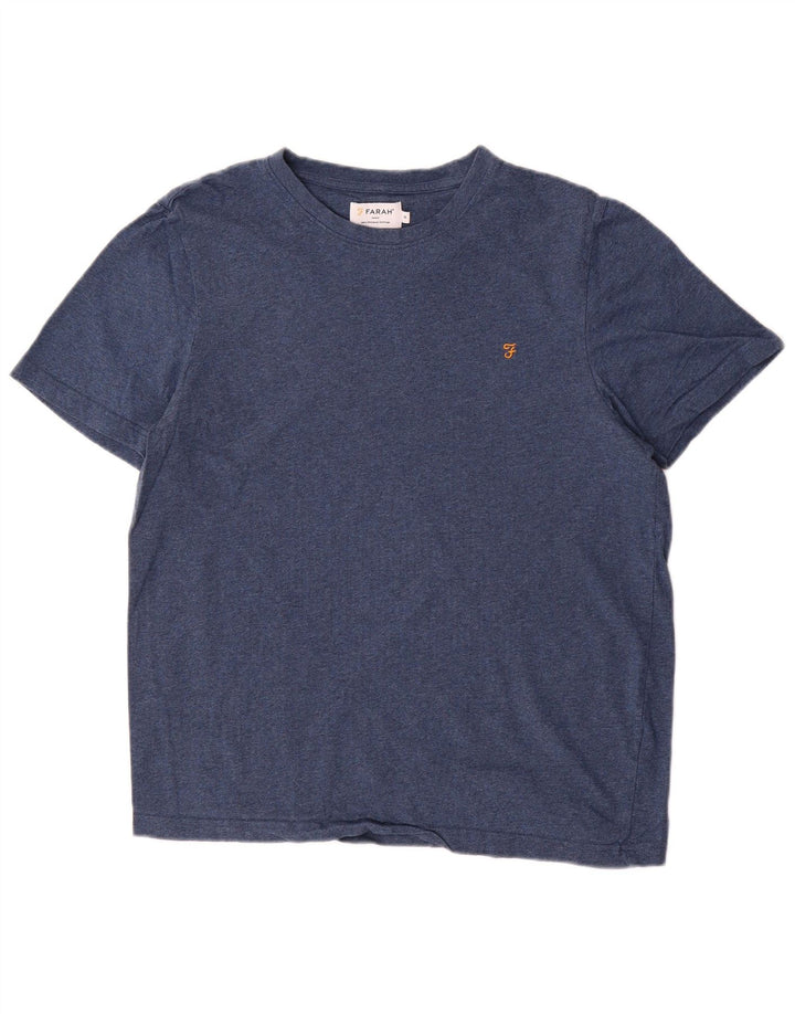 FARAH T-Shirt Homme Bleu Marine Moyen Coton