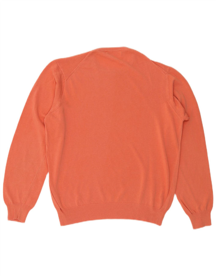 Il Granchio Pull Col Rond Homme Orange Moyen Coton