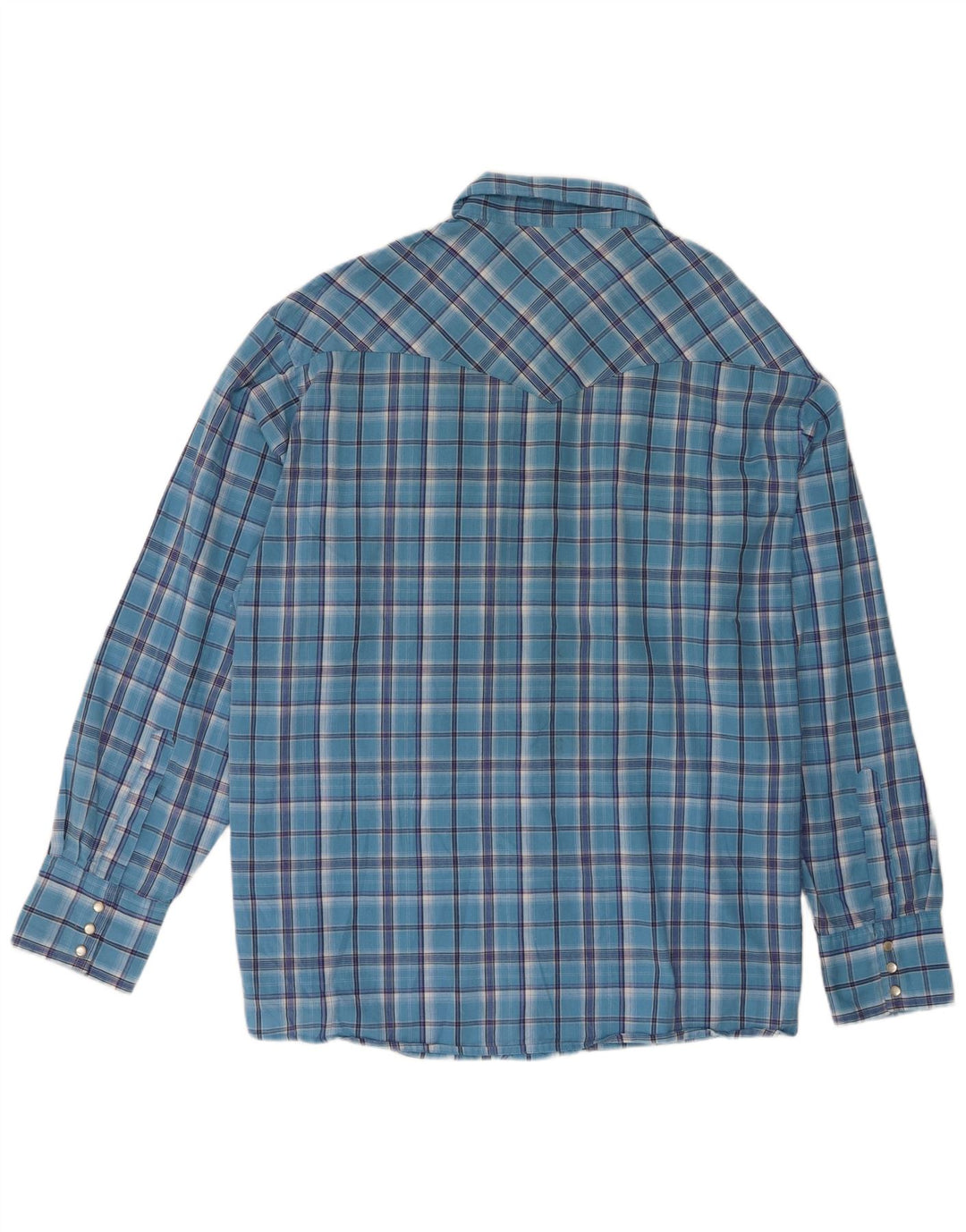 Wrangler Chemise Homme 2XL Bleu Carreaux Coton