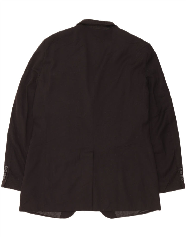 DOCKERS Veste Blazer 2 Boutons Homme UK 42 XL Noir Polyester