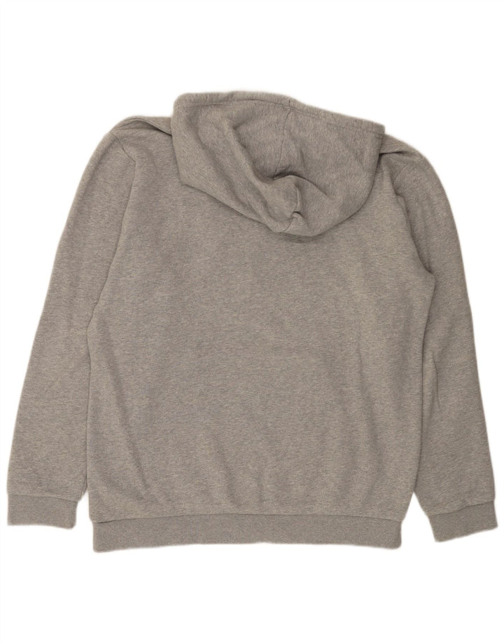 ADIDAS Pull à capuche pour homme Large Gris Coton