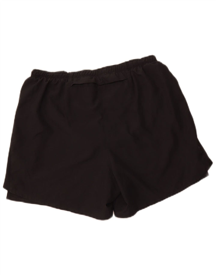Short de sport Nike pour hommes, grand, noir, polyester