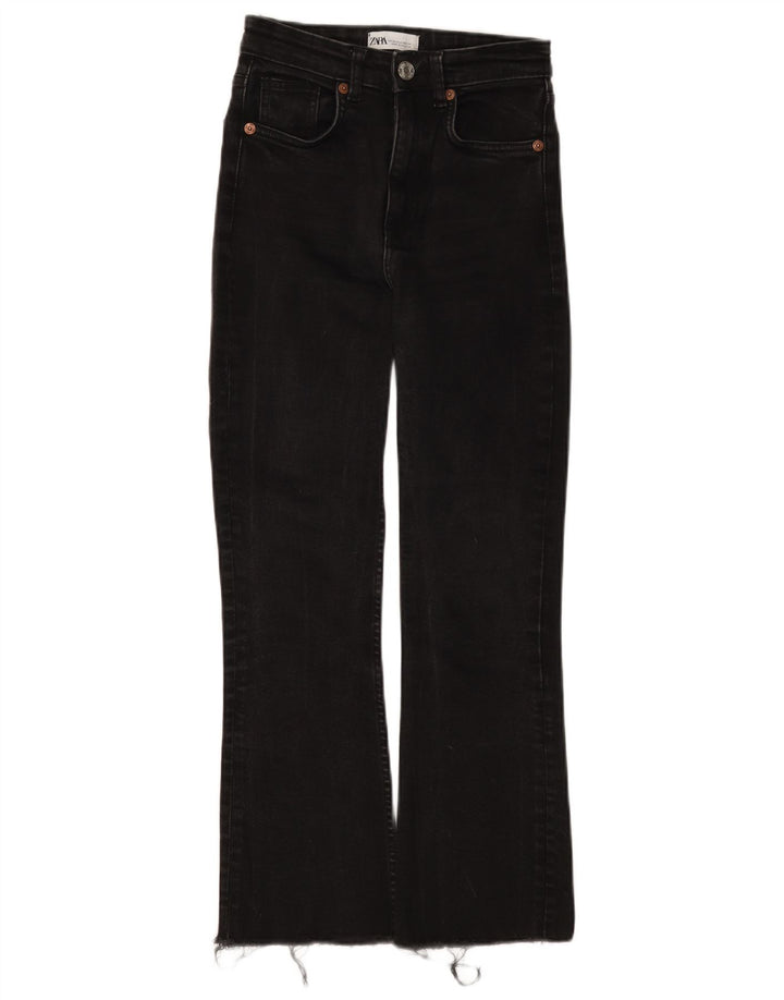 Zara Jean Bootcut Femme EU 34 2XS W24 L26 Noir