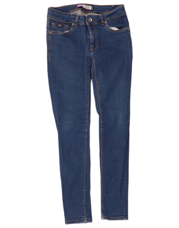 Superdry Jean Skinny Cassie Femme W28 L30 Bleu Coton