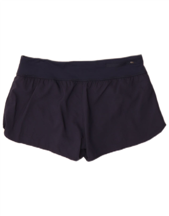 Nike Short de sport pour femme UK 16 Large Bleu marine Polyester