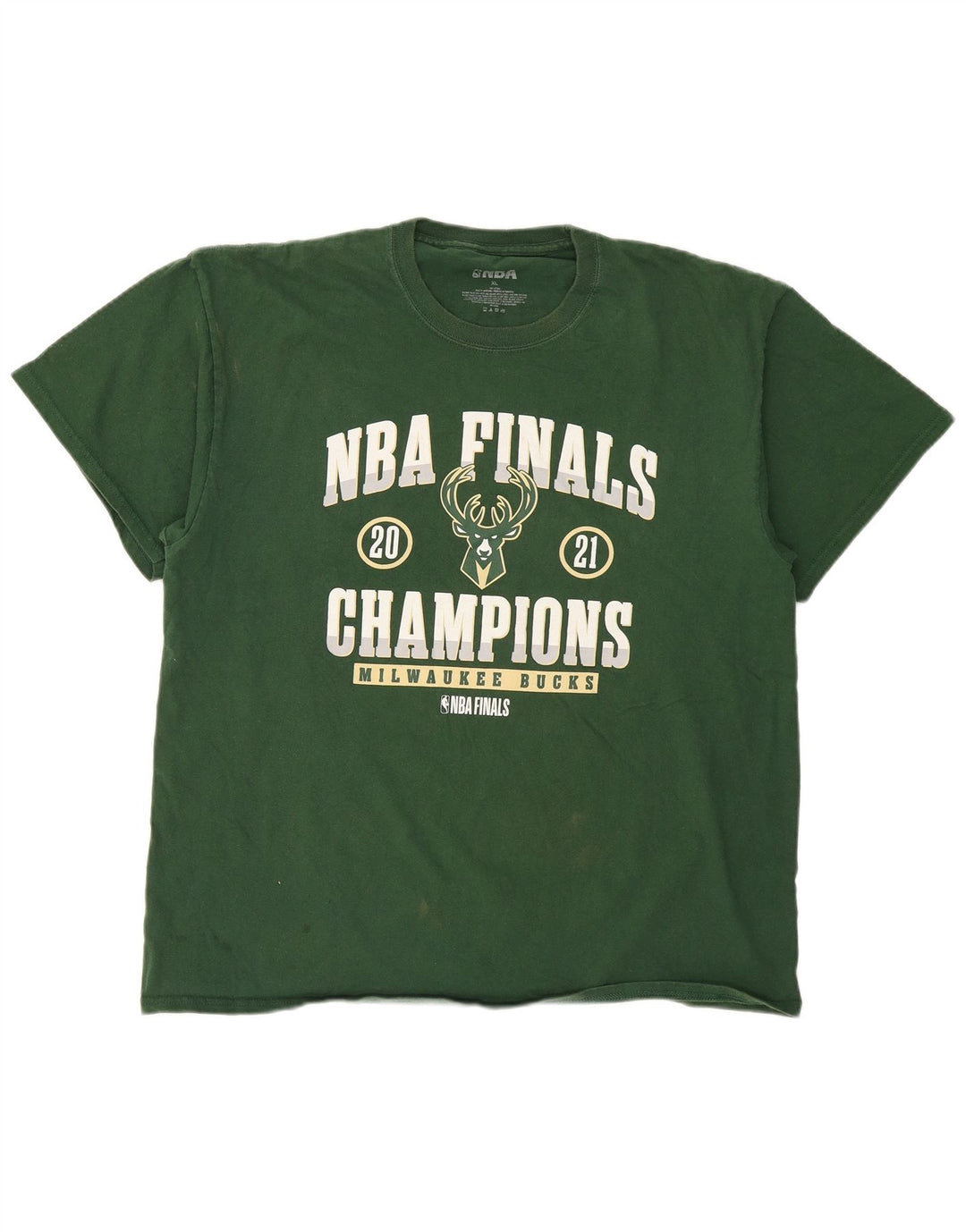 NBA T-Shirt Graphique Homme Top XL Vert Coton