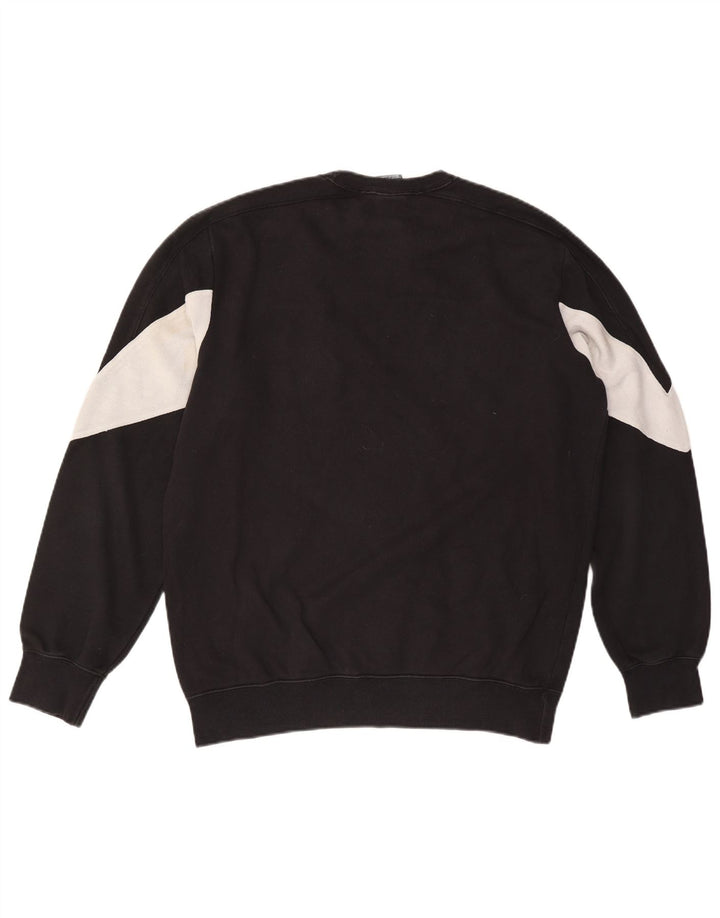 CHAMPION Sweat-shirt graphique pour homme XL en coton color block noir