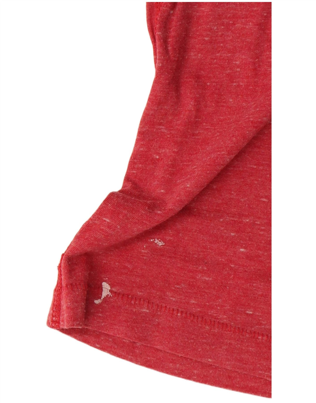 Tommy Hilfiger T-Shirt Graphique Homme Rouge Moyen Moucheté Coton