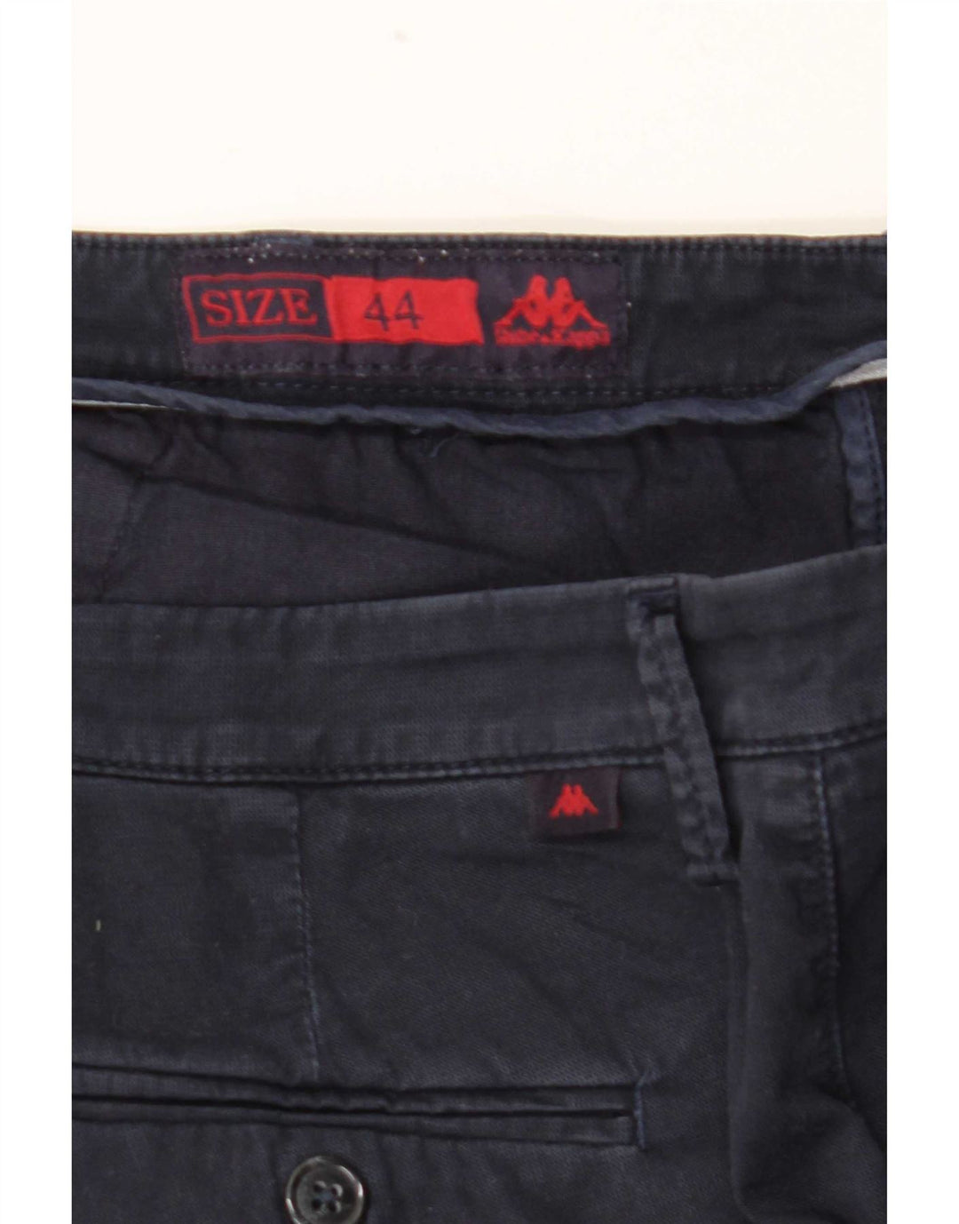 Kappa Short Chino Femme IT 44 Medium W32 Bleu Marine
