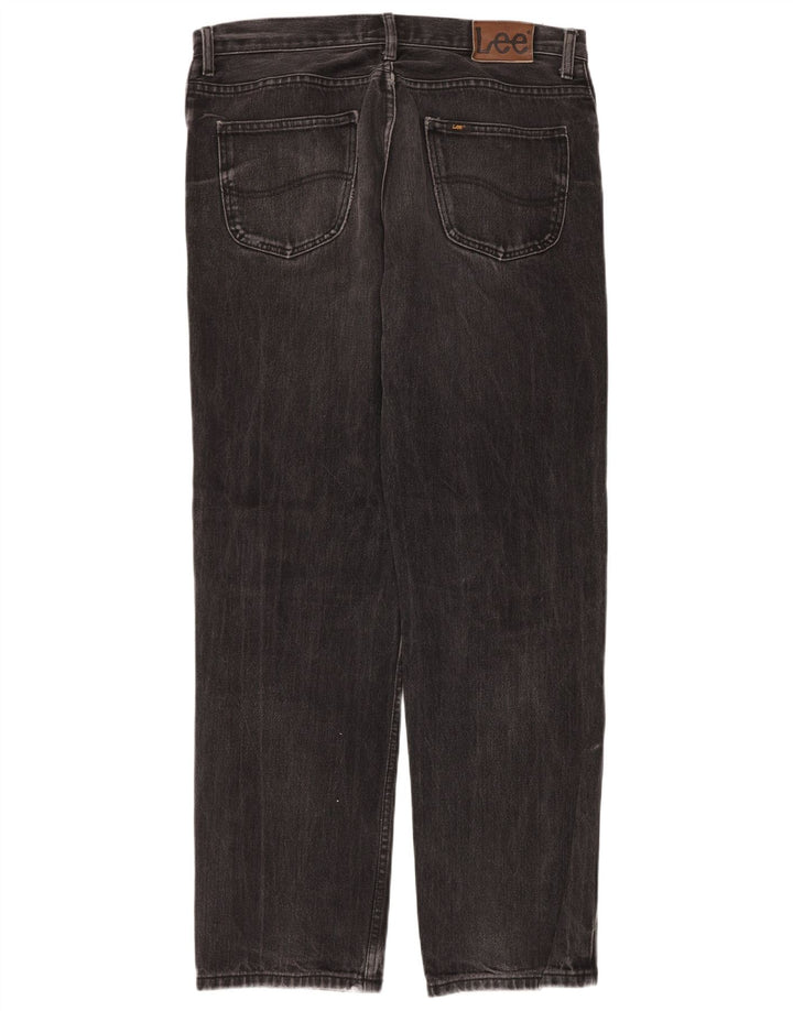 Lee Jean Droit Brooklyn Homme W36 L34 Noir Coton