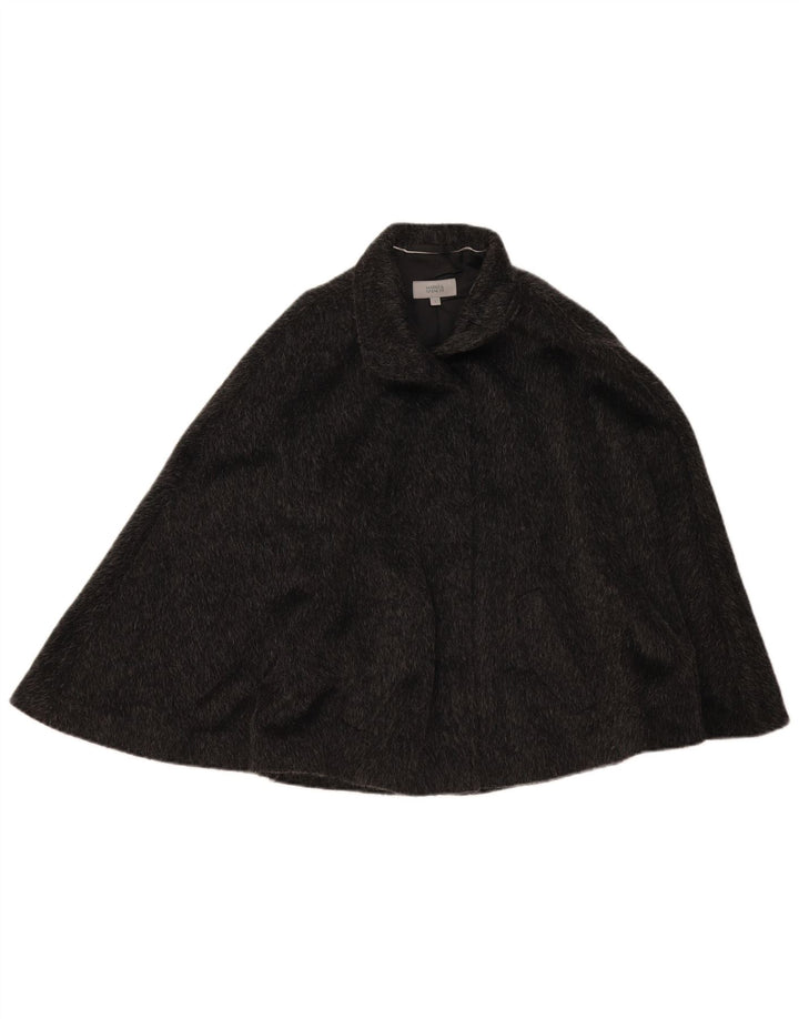 Marks & Spencer Manteau Cape pour Femme UK 10 Petit Gris