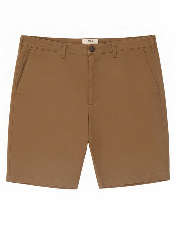 Marks & Spencer Short Chino Homme Large W36 Coton Beige