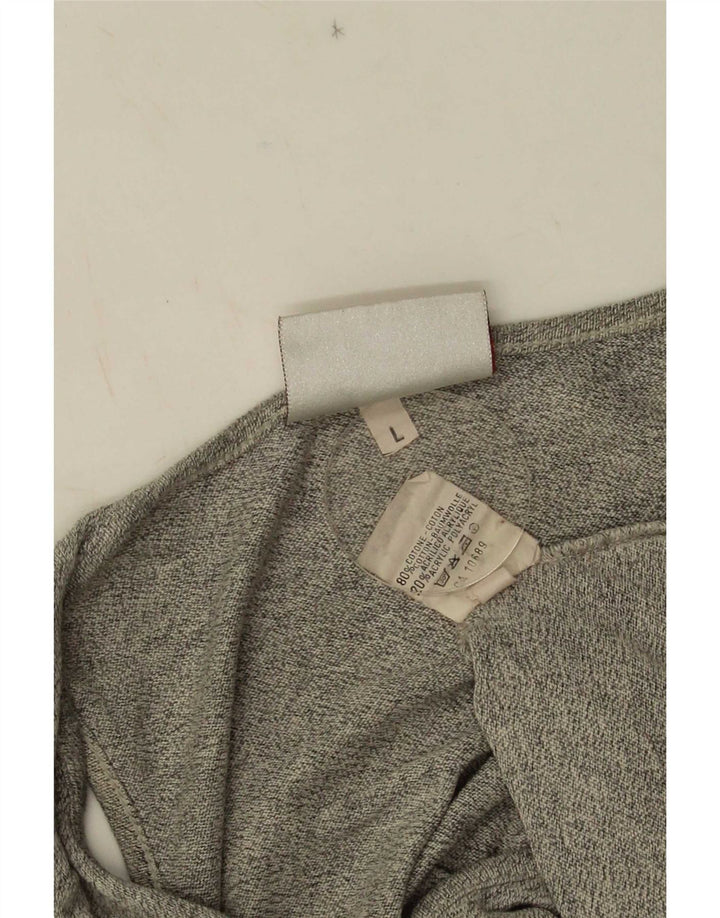 Kappa Débardeur Femme UK 16 Large Gris Coton