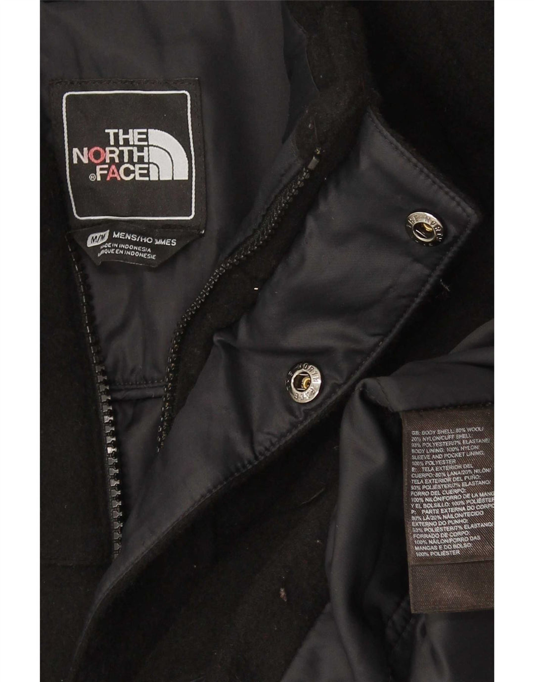 The North Face Manteau pour homme UK 38 Laine noire moyenne