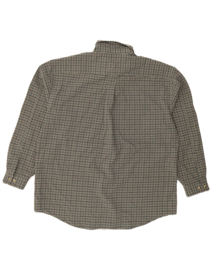 L.L.Bean Chemise en flanelle pour homme XL à carreaux verts en polyester