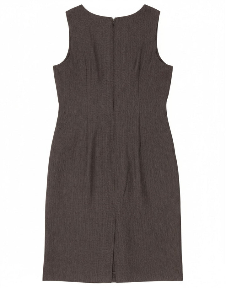 robe fourreau sans manches femme vintage UK 12 Gris moyen
