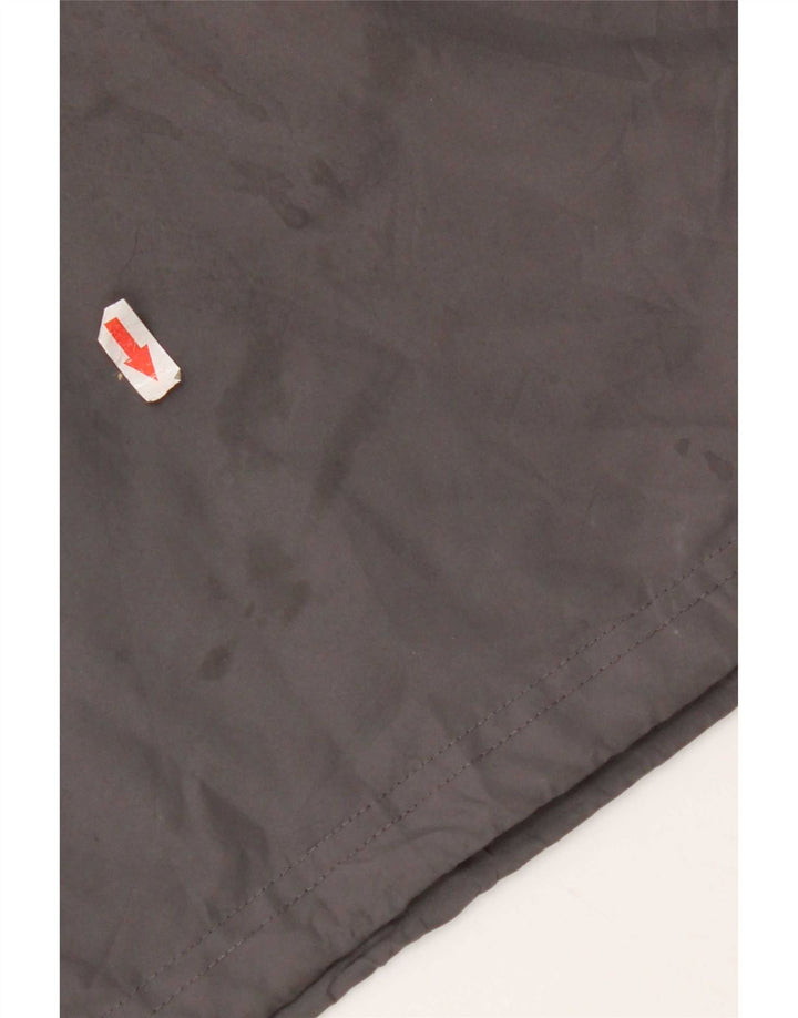 Champion Veste de pluie à capuche graphique pour homme UK 42 XL Gris Polyester