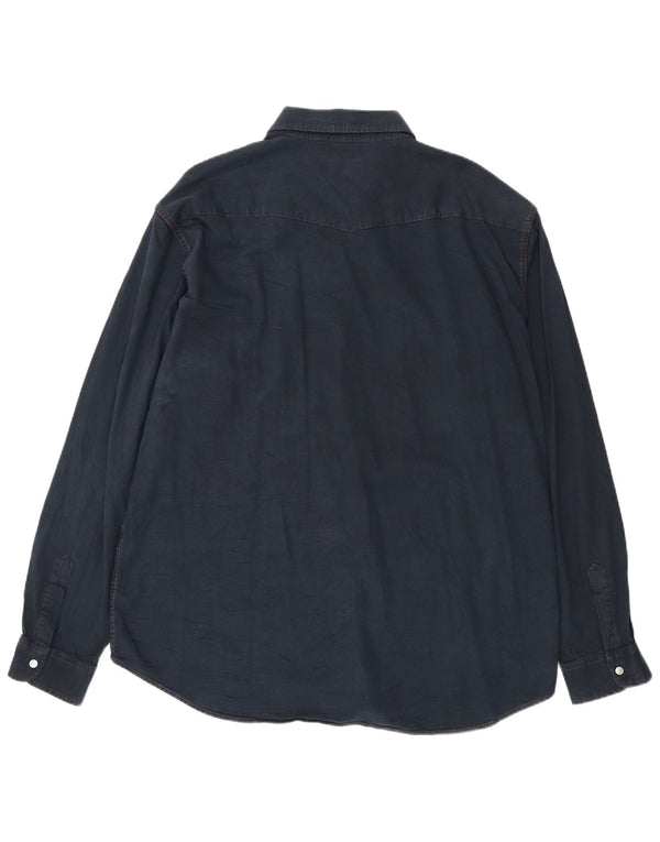 CARRERA Chemise en Jean Homme 2XL Bleu Marine Coton