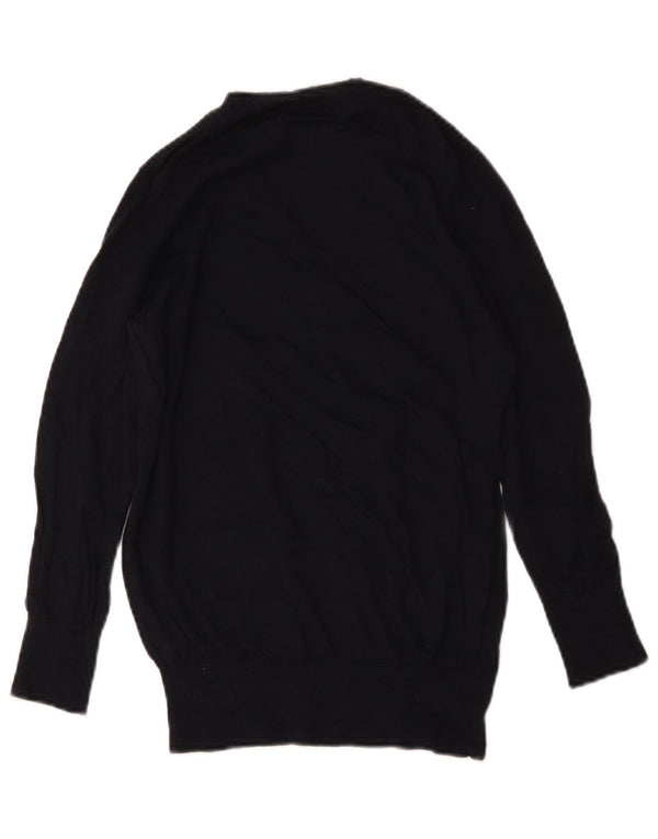 Gap Pull ras du cou pour femme UK 10 Petite laine bleu marine