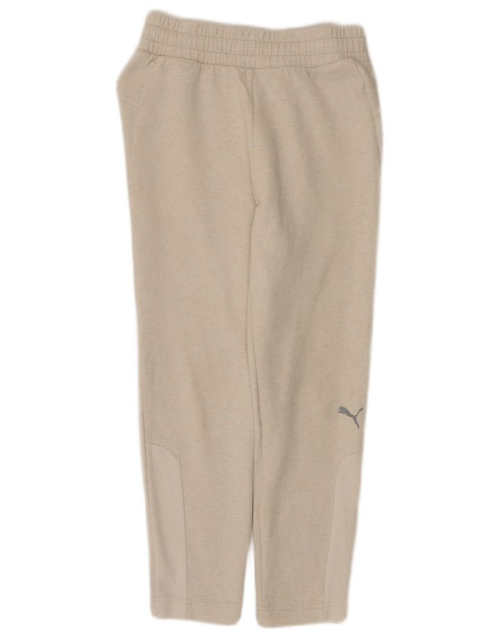Puma Pantalon de survêtement pour femme UK 8 Small Beige Flecked