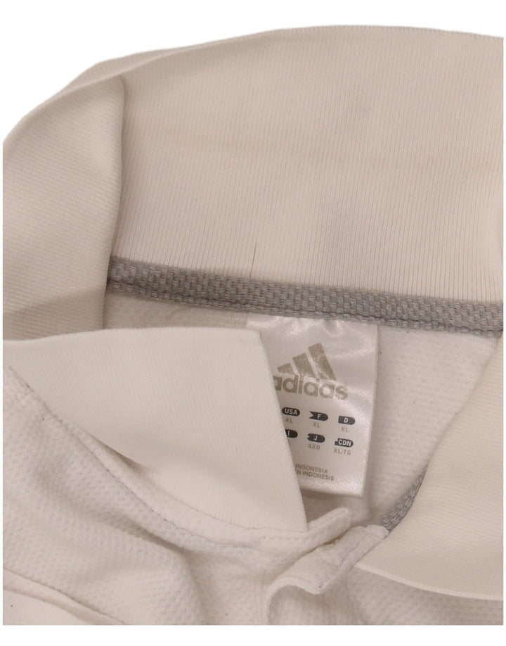 Adidas Polo Homme XL Blanc Coton