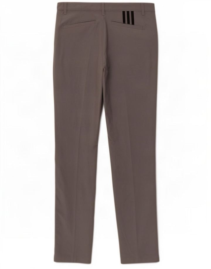 Adidas Pantalon Chino Slim Homme W32 L34 Gris Polyester
