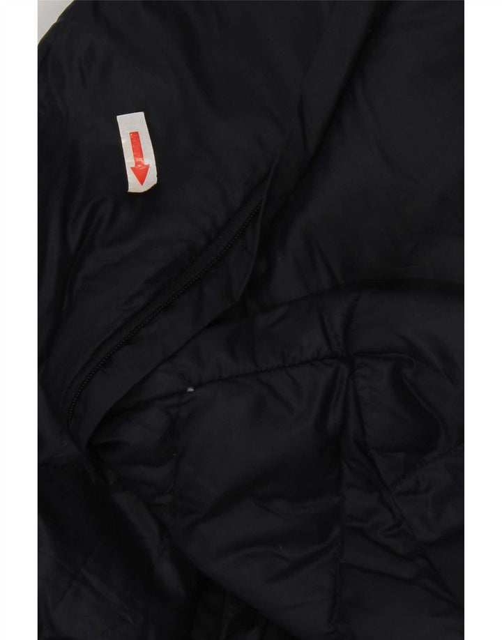 Calvin Klein Manteau rembourré pour femme UK 16 Large Bleu marine Nylon
