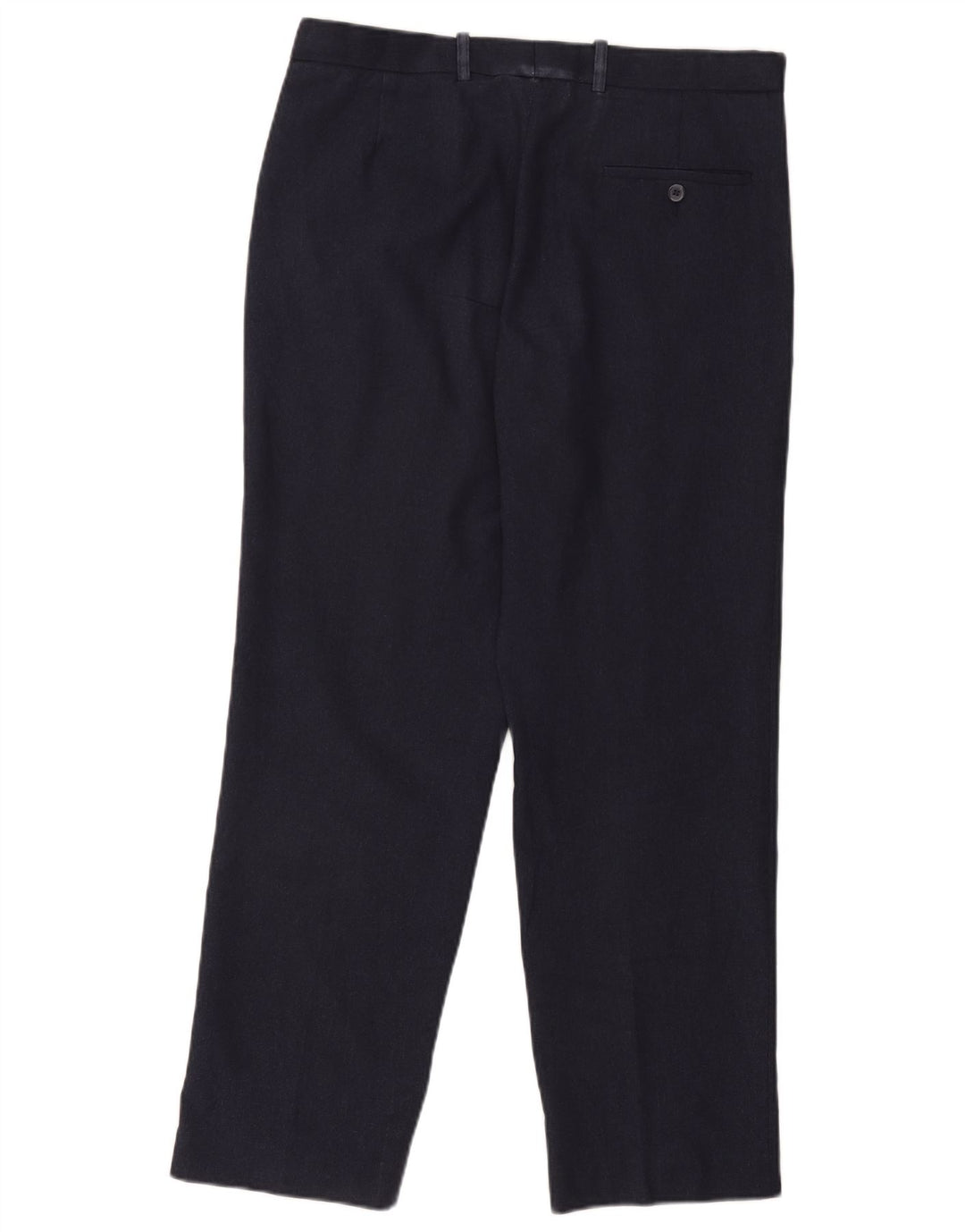 Marks & Spencer Pantalon de costume coupe classique pour homme W34 L31 Bleu marine Polyester