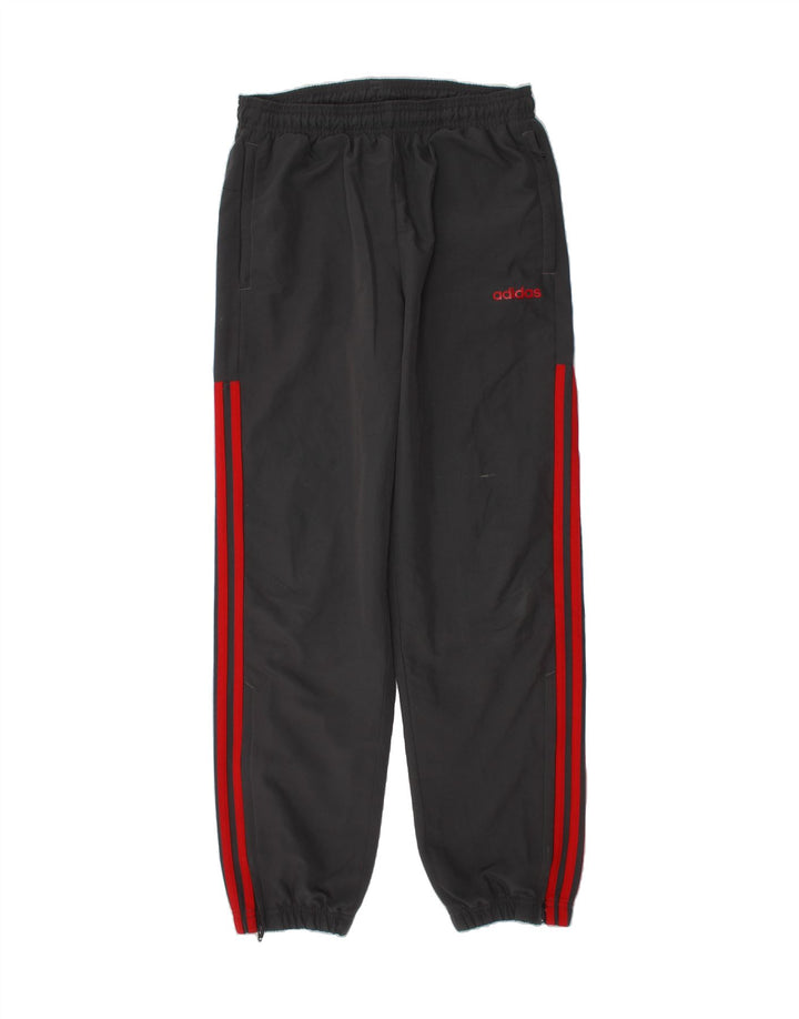 ADIDAS Boys Tracksuit Trousers Joggers 13-14 Years  Grey Polyester Vintage Adidas and Second-Hand Adidas from Messina Hembry 
