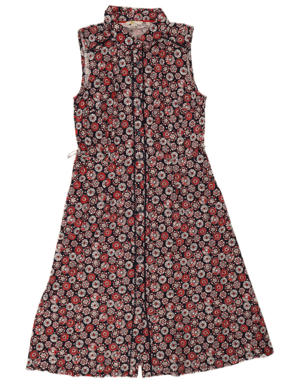 Robe chemise sans manches Boden pour femme UK 42 Medium Multicolore Floral