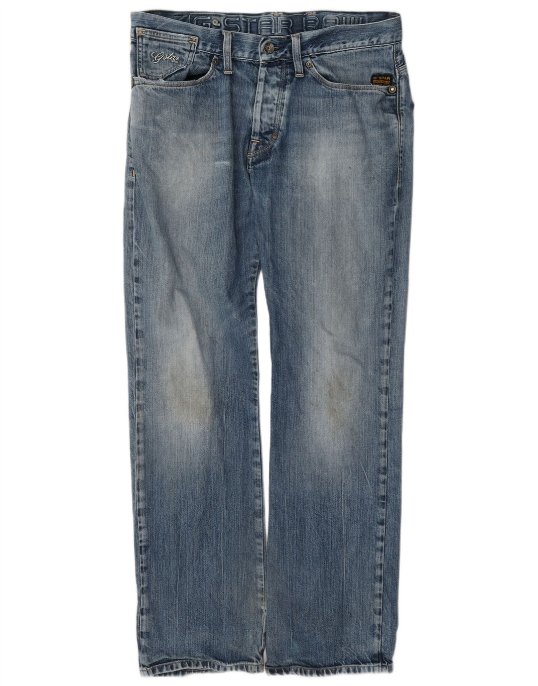 G-Star Jean droit homme W33 L32 bleu coton