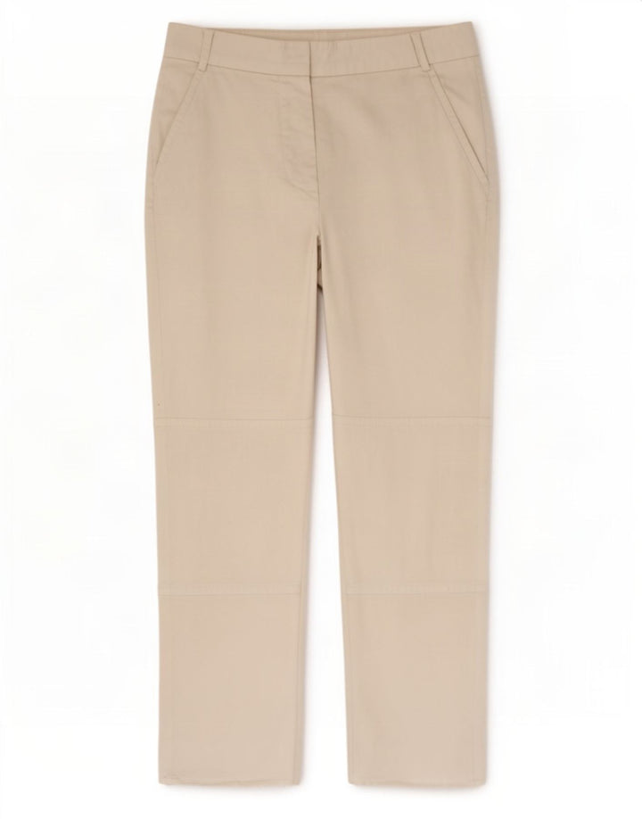 Max Mara Femme Pantalon Court Droit W30 L24 Blanc