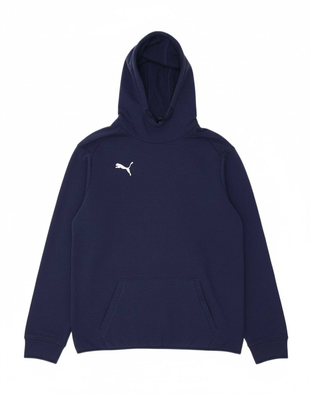 PUMA Mens Hoodie Jumper Large Navy Blue Cotton Vintage Puma and Second-Hand Puma from Messina Hembry 