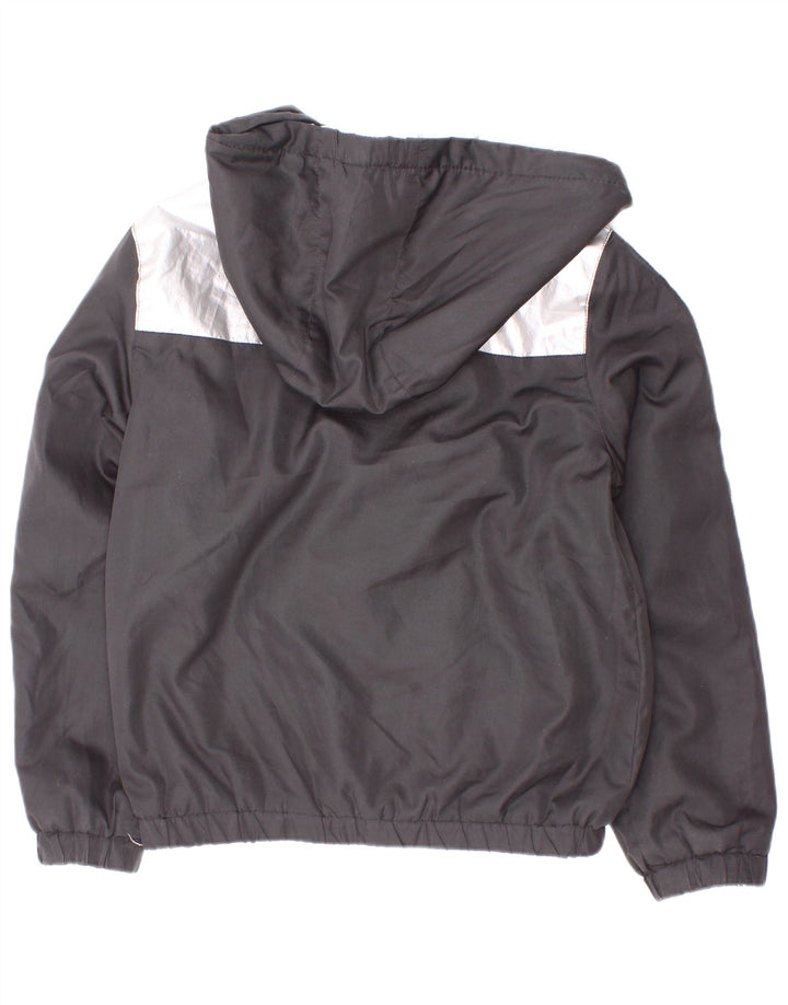 Dkny Veste coupe-vent graphique pour garçon 7-8 ans Petit colorblock noir