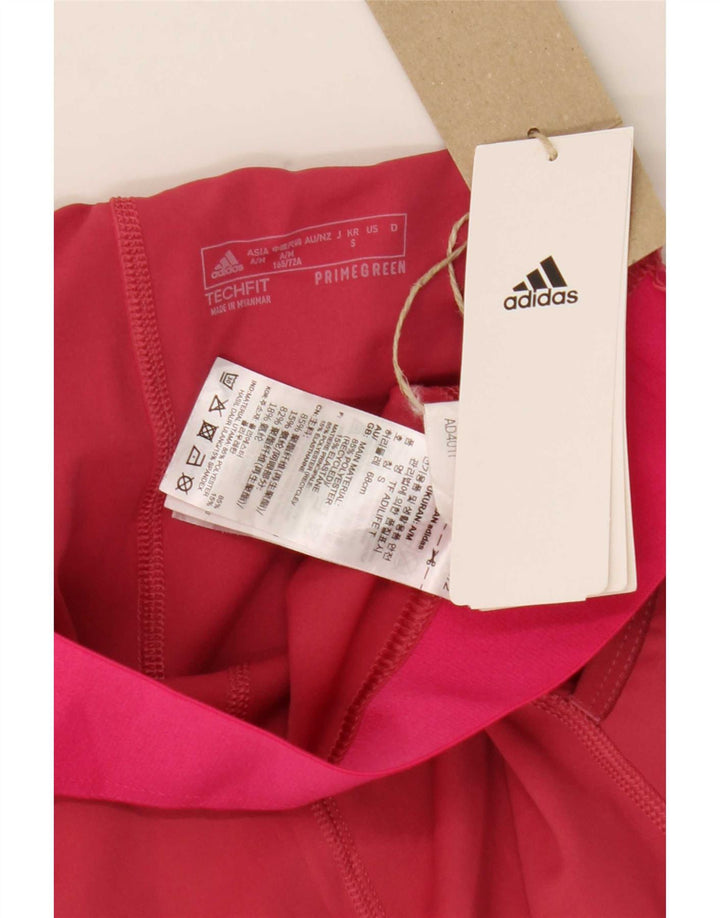 Adidas Leggings graphiques pour femmes UK 8 Small Rose Polyester