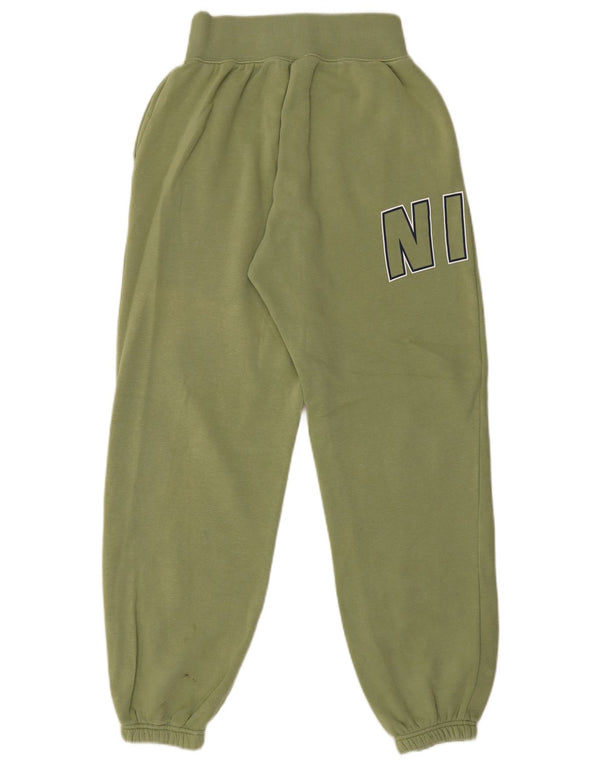 Nike Pantalon de survêtement graphique pour homme en coton vert XS