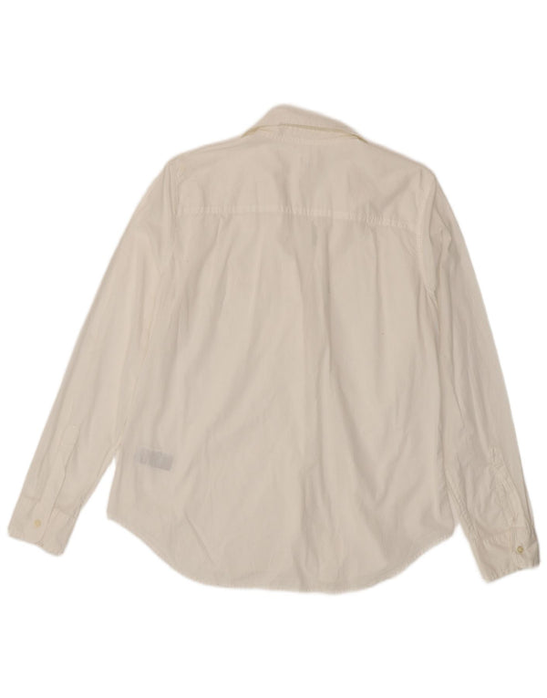 Gap Chemise Femme UK 14 Medium Blanc
