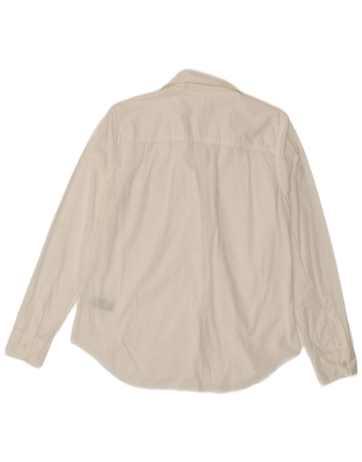 Gap Chemise Femme UK 14 Medium Blanc