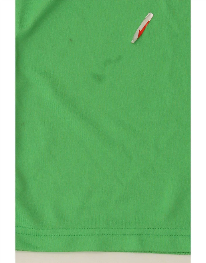Nike T-shirt Dri Fit pour homme en polyester color block vert moyen
