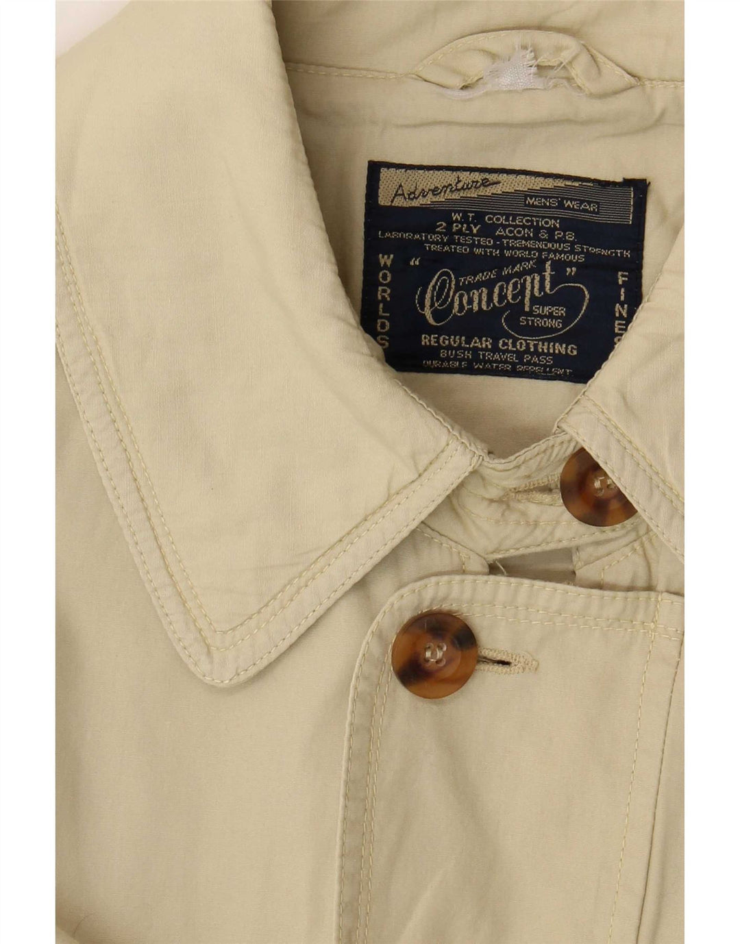 veste militaire homme vintage UK 38 Beige moyen