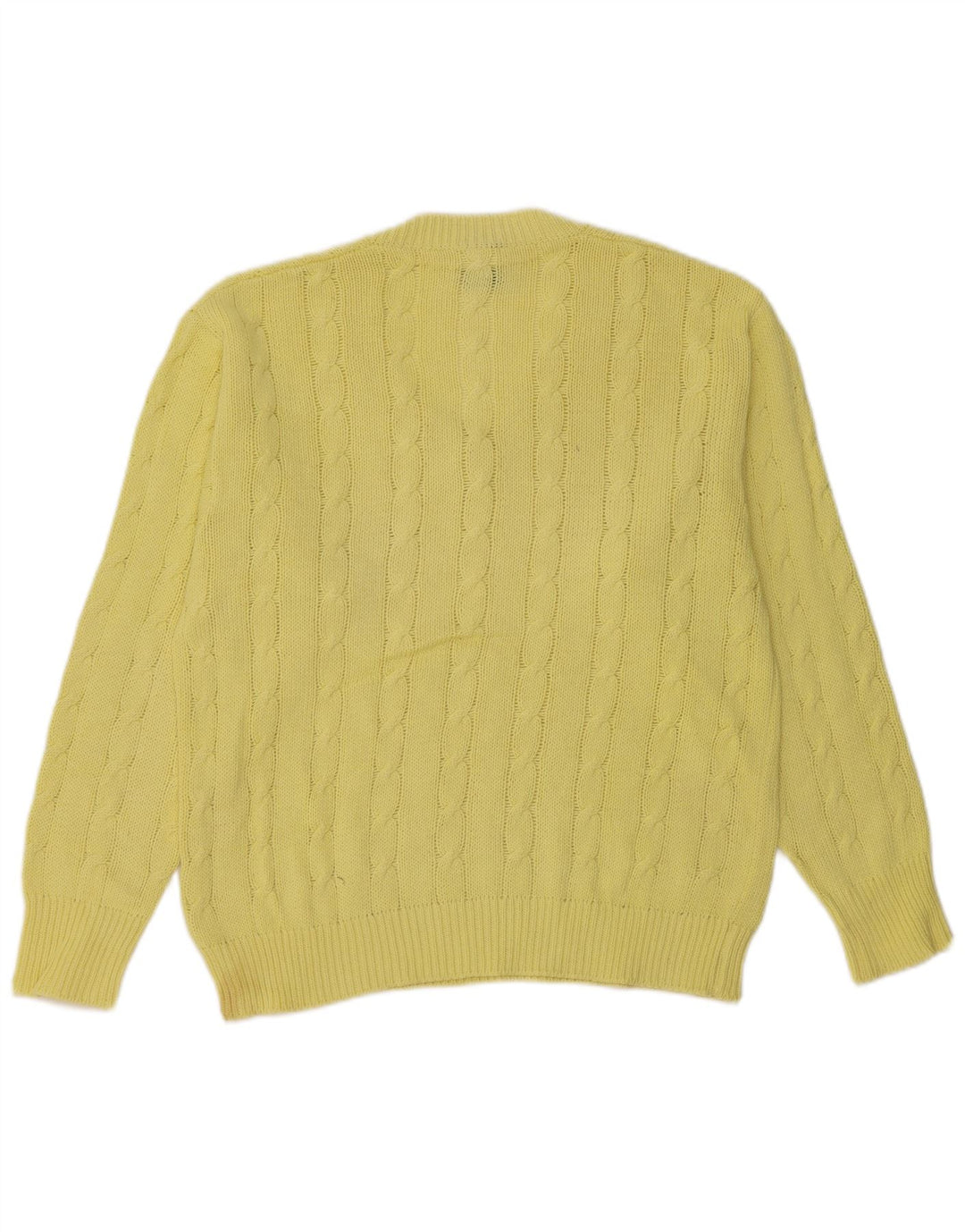 C&A Pull Col V Homme Jaune Moyen