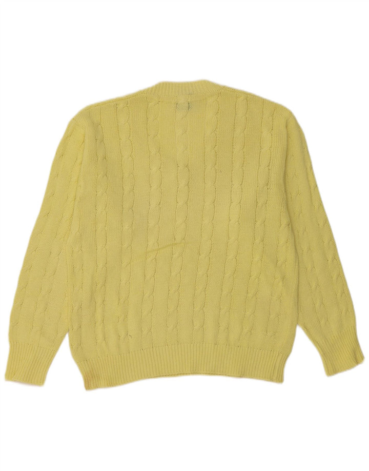 C&A Pull Col V Homme Jaune Moyen