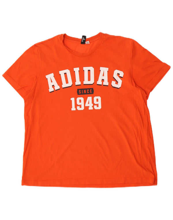 Adidas T-shirt graphique pour homme 2XL Orange