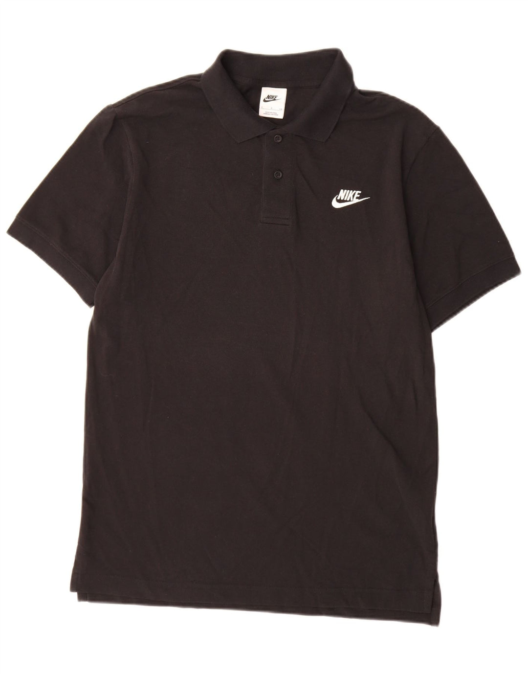 Nike Polo Homme Petit Noir Coton