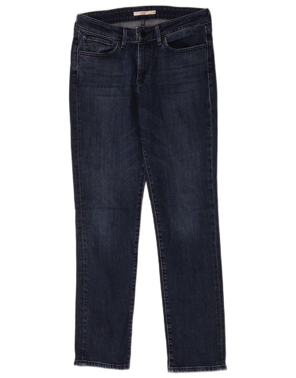 Levi's Womens 712 Slim Jeans W30 L30 Navy Blue Cotton