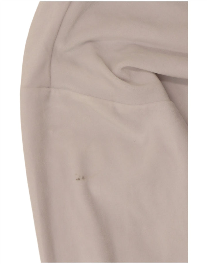 JUICY COUTURE Sweat-shirt court graphique pour femme UK 16 Large Blanc